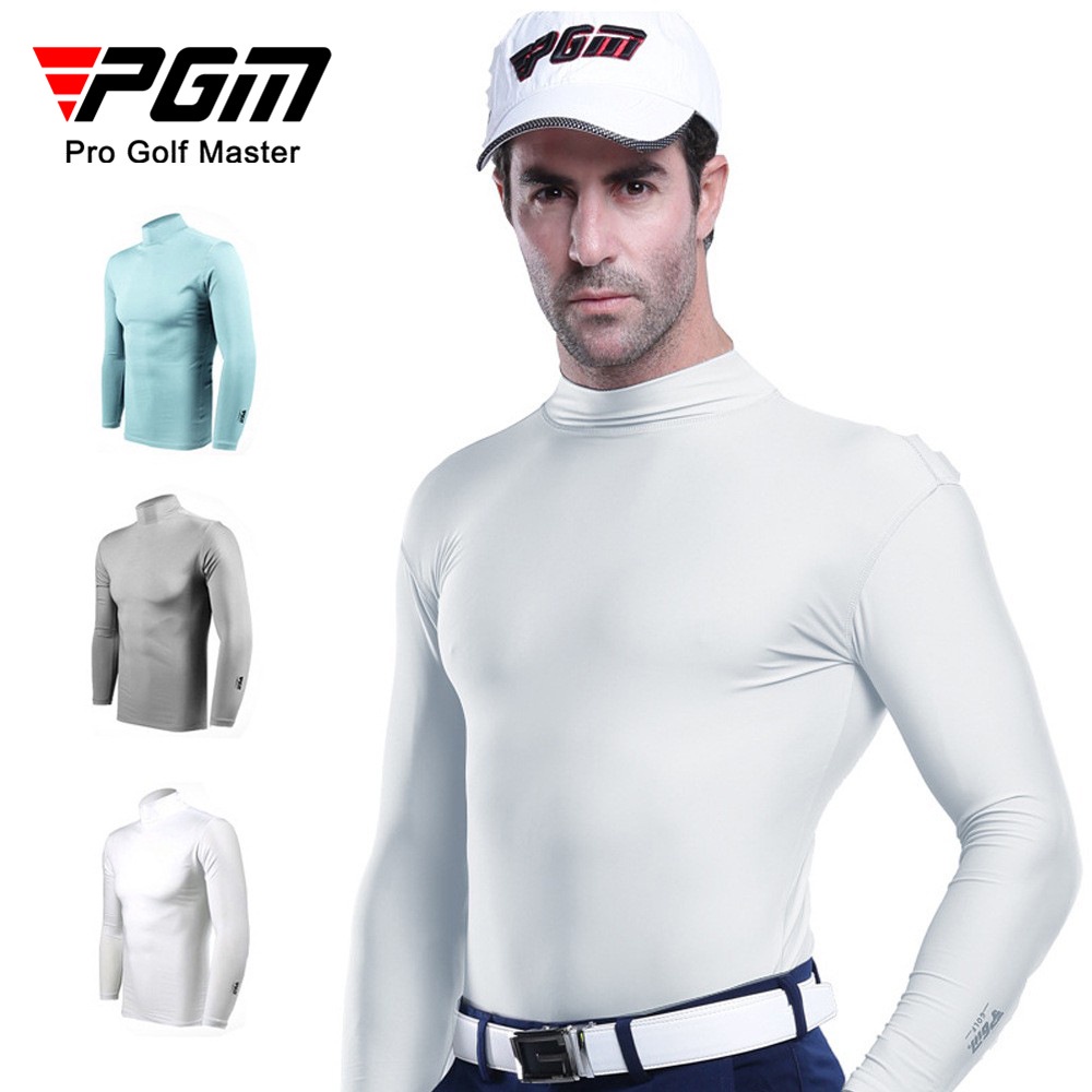 Pgm Áo Thun Đánh golf yf001 Dài Tay Chất Liệu Lụa Lạnh Thời Trang Mùa Hè Cho Nam