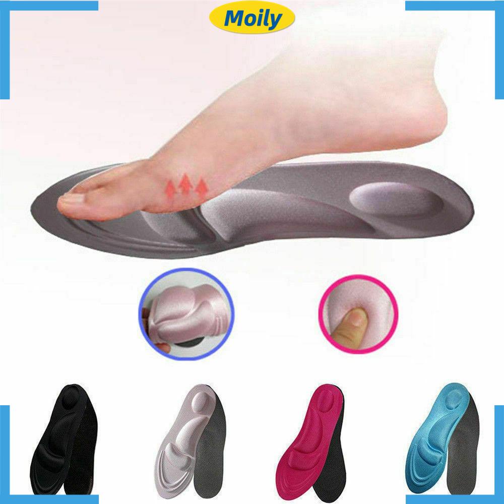 Cặp Đệm Lót Giày 4D Mềm Mại Thoáng Khí Cho Nam Nữ