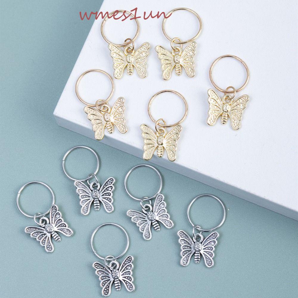 Set 2-5 Hạt Cườm Xỏ Lỗ WMES15H Dùng Để Làm Đồ Trang Sức Thủ Công|Kẹp Tóc Càng Cua Hình Bướm Cho Nữ