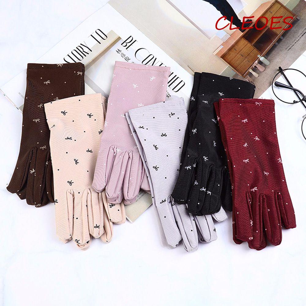 Găng Tay Lái Xe Co Giãn Thoáng Khí Chống Mài Mòn Cho Nữ