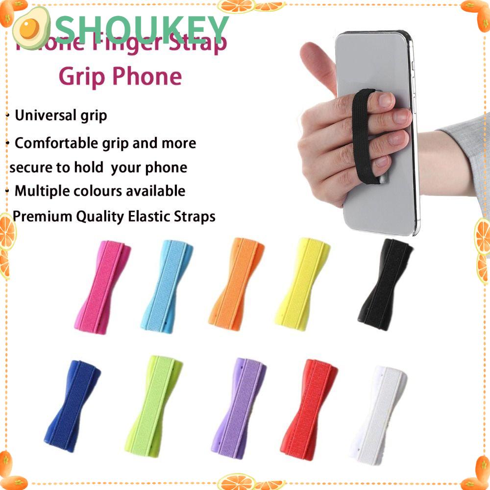 Miếng Dán Ốp Điện Thoại Bằng ABS Co Giãn Tốt Kèm Giá Đỡ Nhẫn Đeo Ngón Tay Tiện Dụng