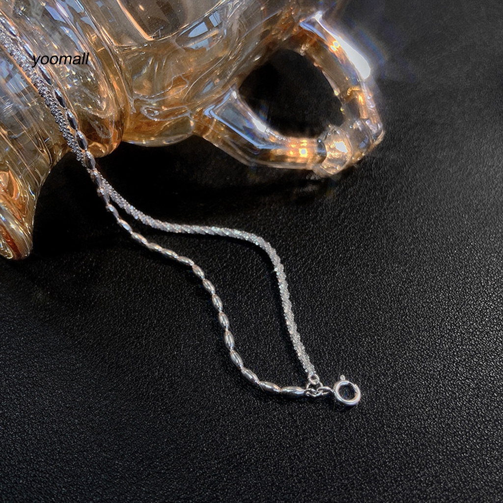 Vòng Tay Hai Lớp Đính Đá Có Thể Điều Chỉnh Phong Cách Hàn Quốc Dành Cho Nữ