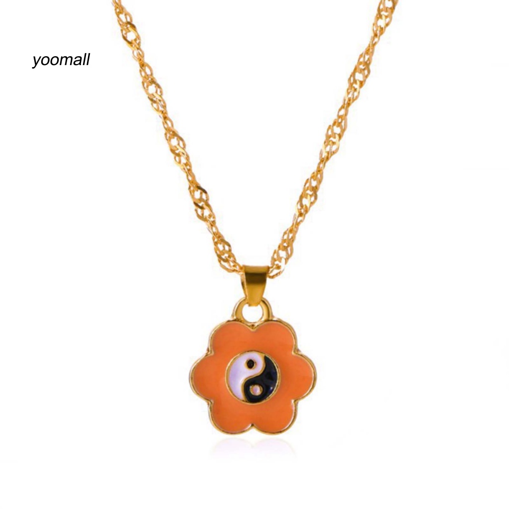 Vòng cổ Nối Dài Mặt Hình Thái Cực Quyền Thời Trang Cho Nữ