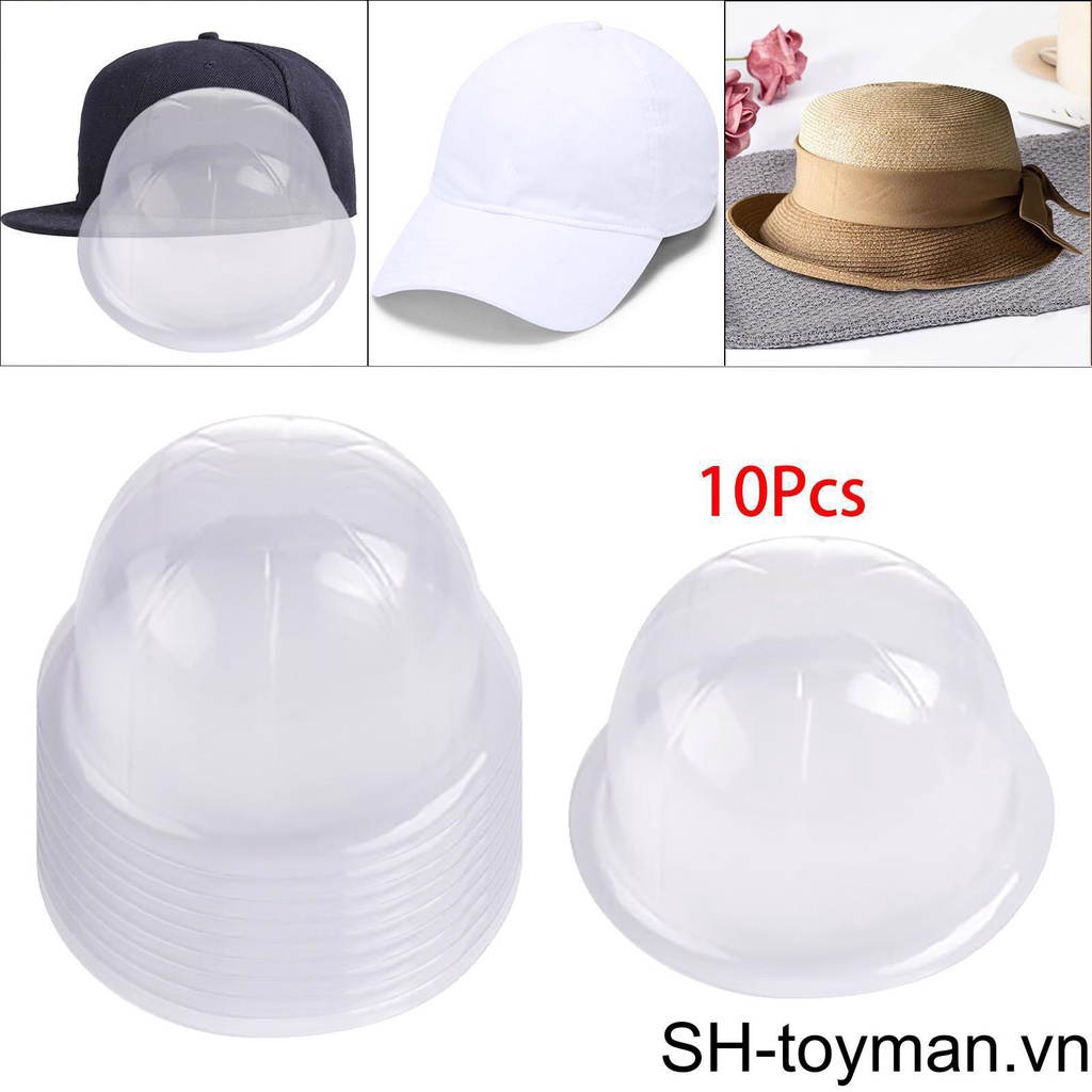 Set 10 Giá Đỡ Mũ Để Bàn Tiện Dụng Mang Theo Du Lịch