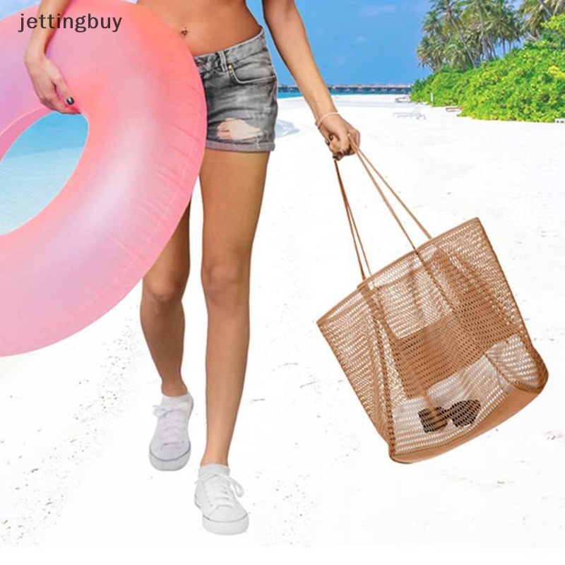 Túi Lưới Đeo Vai Sức Chứa Lớn Tiện Dụng Mang Theo Du Lịch / Đi Biển Cho Nữ