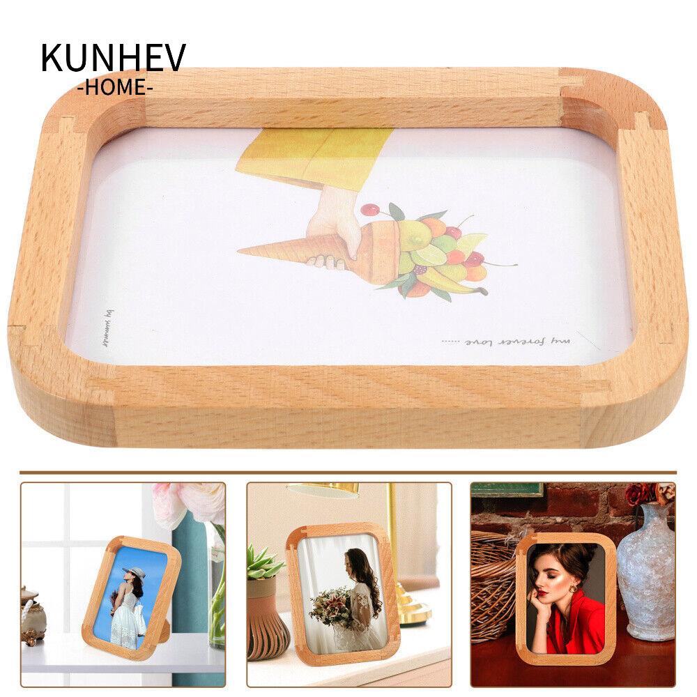 KUNHEV Khung Ảnh Bằng Kính Để Bàn Trang Trí Sinh Nhật