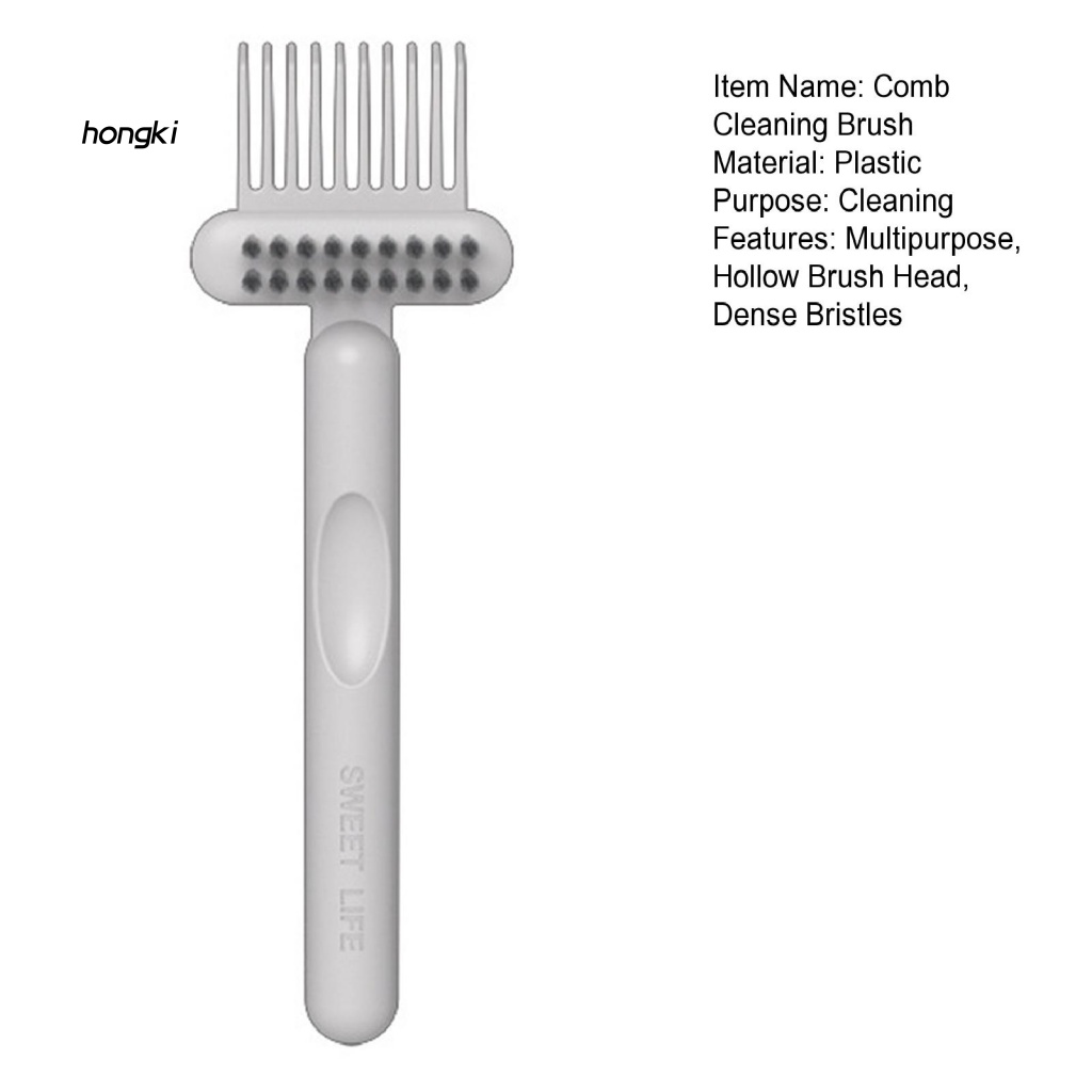 Lược Chải Làm Sạch Tóc 2 Trong 1 Đa Năng Có Tay Cầm Tiện Dụng Cho Salon Làm Tóc