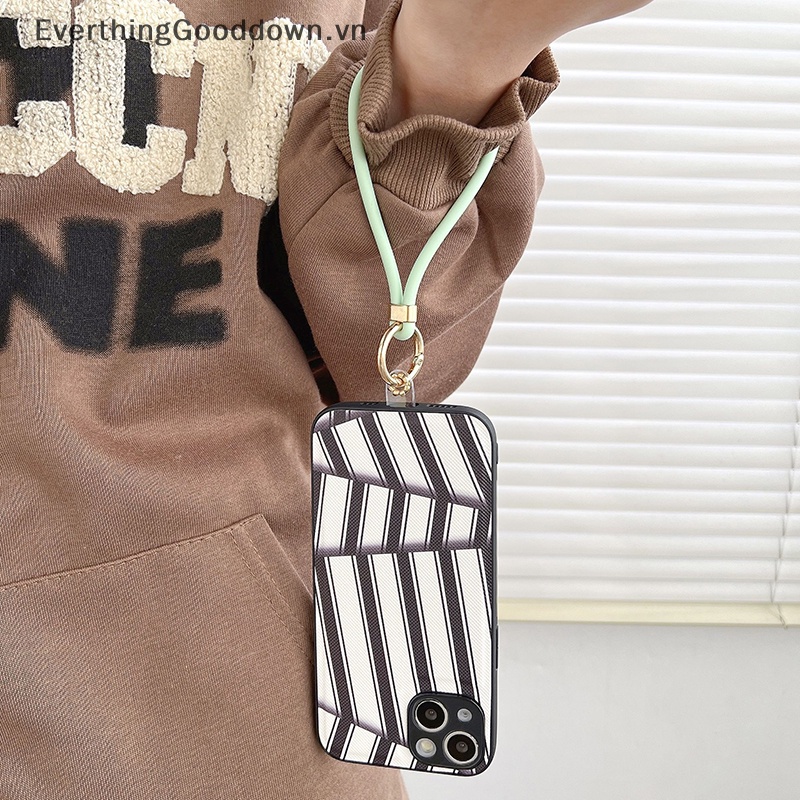 Everthinggooddown Dây Đeo Cổ Tay Treo Điện Thoại Màu Kẹo Ngọt Tối Giản vn