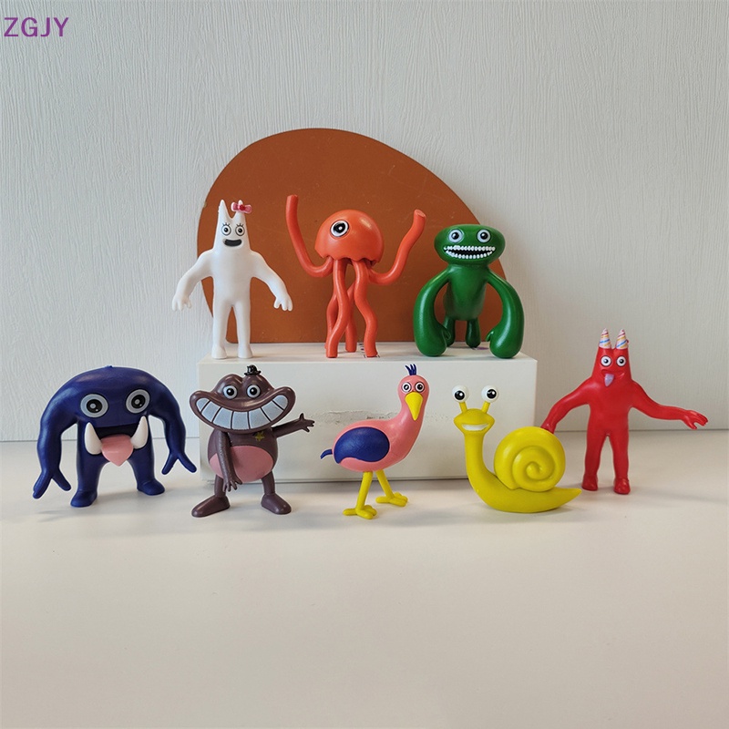 Set 8 Mô Hình Đồ Chơi Nhân Vật Hoạt Hình Garten Of Banban Bằng PVC Mới