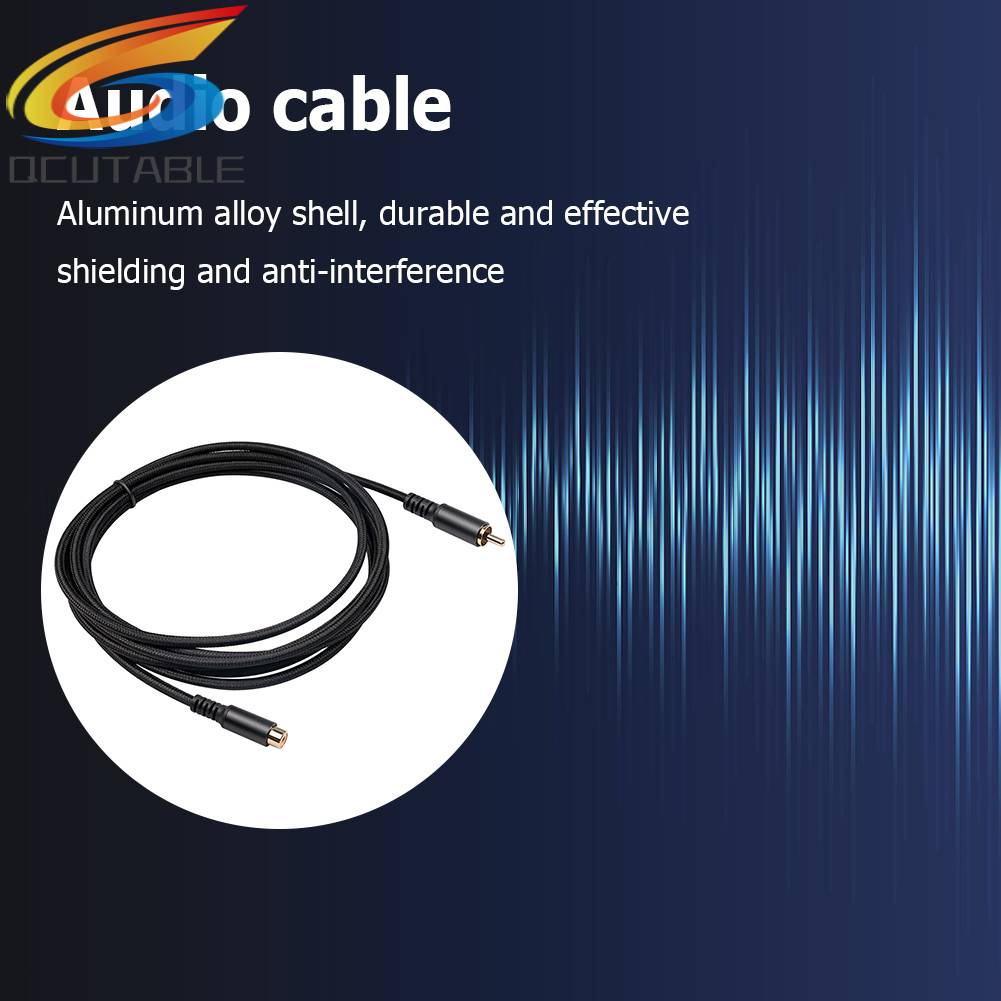 Dây Cáp Âm Thanh / Video Nối Dài 1.8 / 3 / 6m RCA Male Sang Female