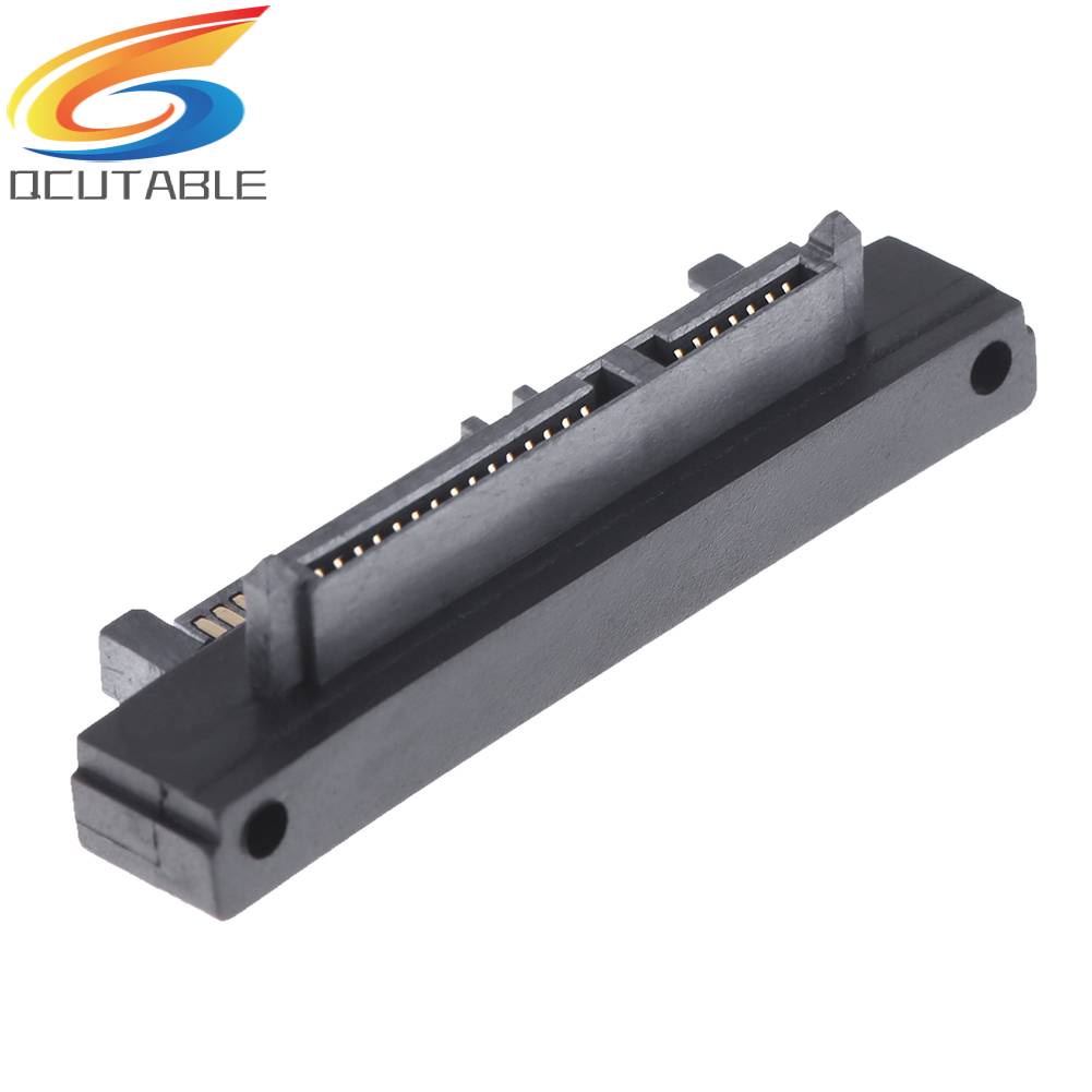 Cổng Chuyển Đổi 90 Độ 7 + 15Pin SATA Đực Sang Cái Cho SATA HDD SSD