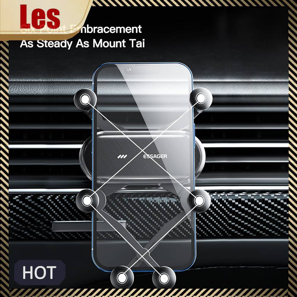 Essager Giá Đỡ Điện Thoại Gắn Lỗ Thông Gió Xe Hơi Chống Trượt Tiện Dụng