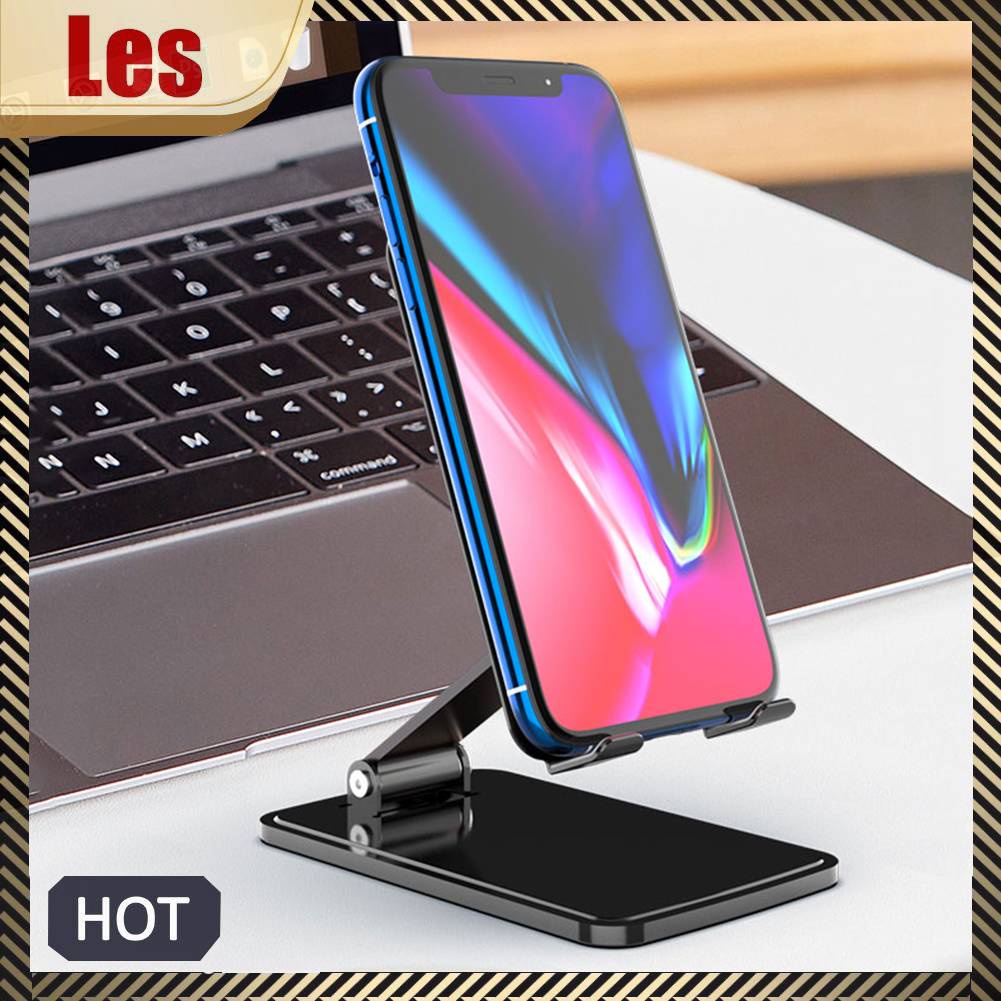 Giá Đỡ Điện Thoại / Máy Tính Bảng Bằng Kim Loại T5 Chống Trượt Có Thể Gấp Gọn Tiện