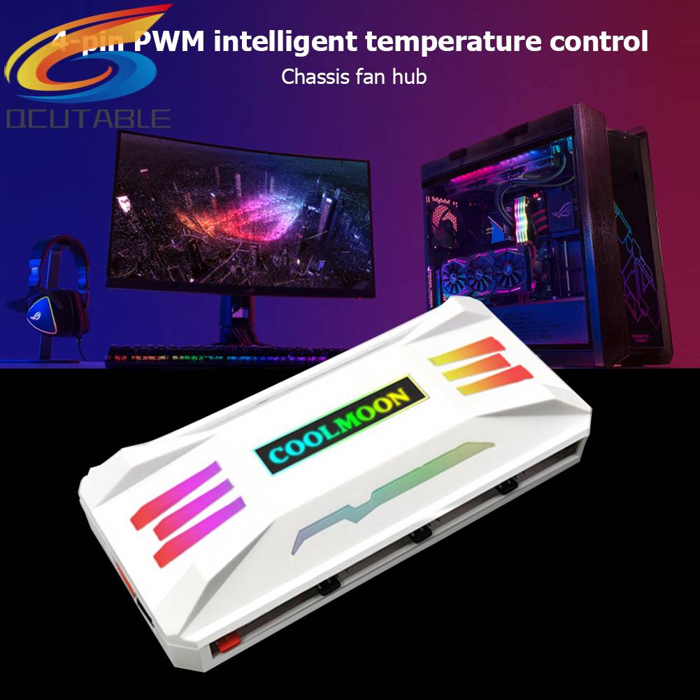 Vỏ Bọc Điều Khiển Quạt RGB 4Pin PWM 5V 3Pin ARGB Cho PC