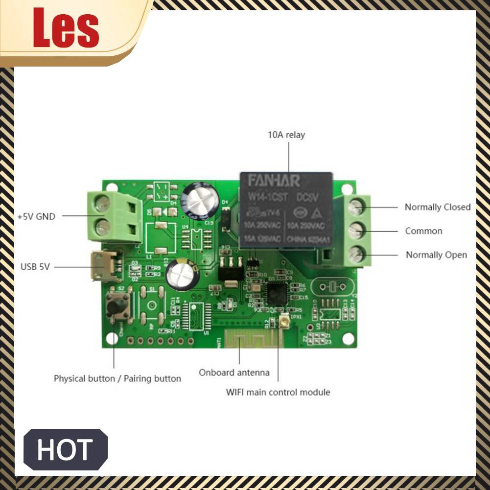 Công TắC WiFi Thông Minh DC12V / 5-32V Chuyên DụNg