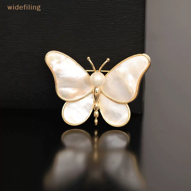 Ghim Cài Áo Hình Bướm Đính Ngọc Trai Màu Sắc Thời Trang Dành Cho Nữ