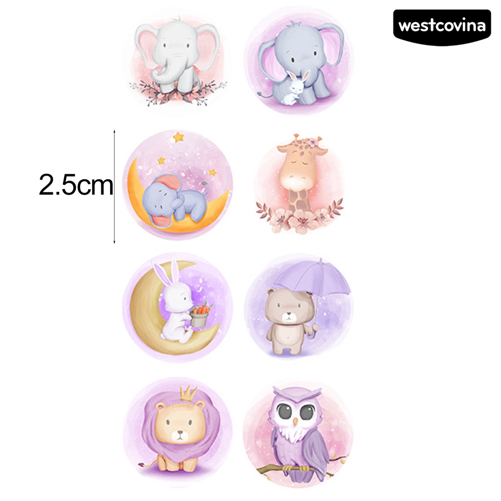 [WSTN] [WSTN]✎1 Cuộn 500 Miếng Dán Hoạt Hình Trong Suốt Tự Dính Dùng Làm Phần Thưởng Cho Trẻ Mẫu Giáo