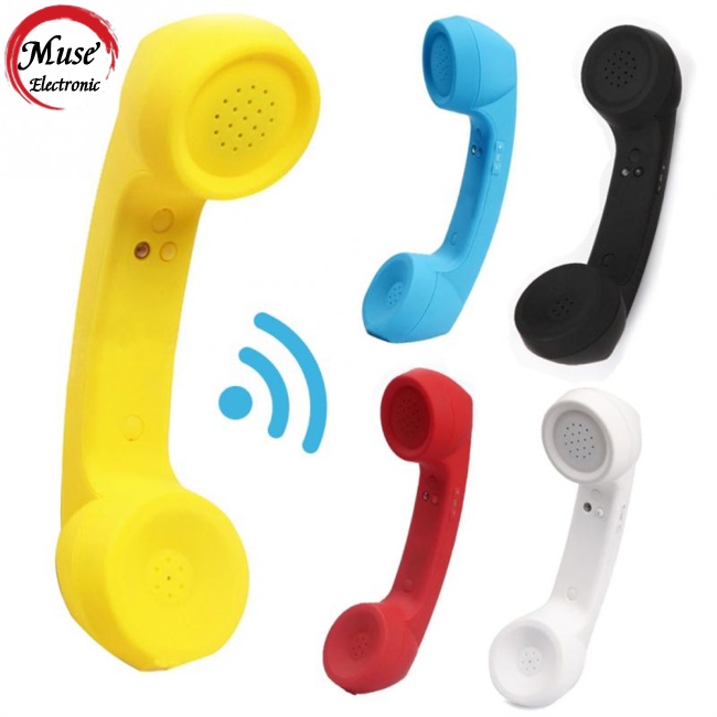 Micro Kết Nối Bluetooth Không Dây Chống Bức Xạ Phong Cách Retro Cho Điện Thoại