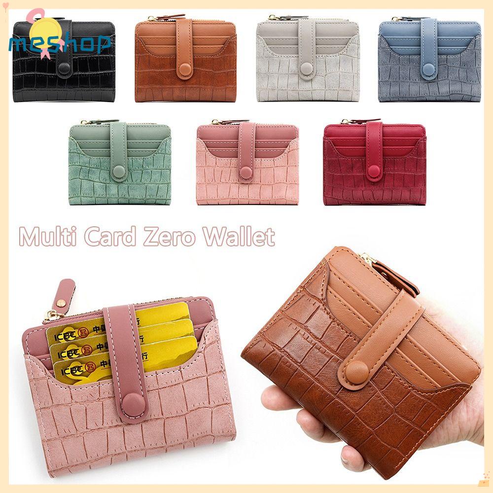 Ví Da PU Nhỏ Chất Lượng Cao Có Khóa Kéo Thời Trang Cho Nữ