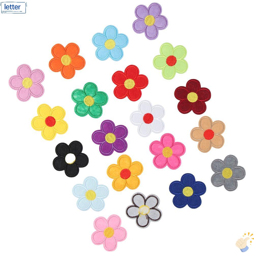 LET Phụ Kiện Trang Trí Hình Hoa Hướng Dương Miếng Vá Quần Áo Hình Hoa Nhiều Màu Sắc
