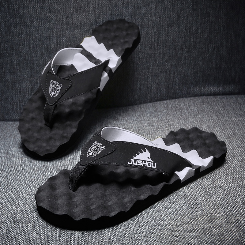 38-45 dép tông dép xốp dép đi biển nam dép đen Dép chống trượt giày sục nam tông nam không thấm nước dép nam