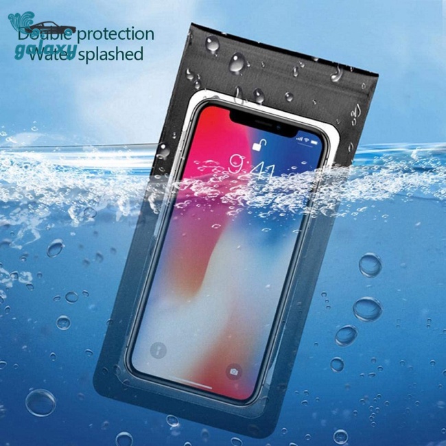 Galaxy Túi Đựng Điện Thoại Chống Thấm Nước Gắn Tay Lái Xe Đạp Tiện Dụng