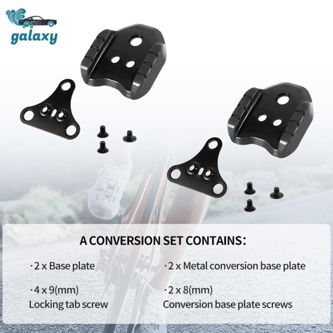 Galaxy 1 Cặp Khóa Chuyển Đổi Lưỡi Phù Hợp Cho Bàn Đạp Xe Đạp Leo Núi