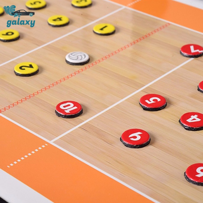 Galaxy Bảng Kẹp Nam Châm Nhiều Màu Sắc Có Thể Gập Lại Chuyên Dụng Cho Huấn Luyện Bóng Chuyền