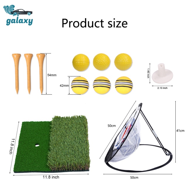 Galaxy Bộ Lưới Luyện Tập Đánh Golf Trong Nhà / Ngoài Trời Có Thể Gấp Gọn Chống Bụi / Thấm Nước