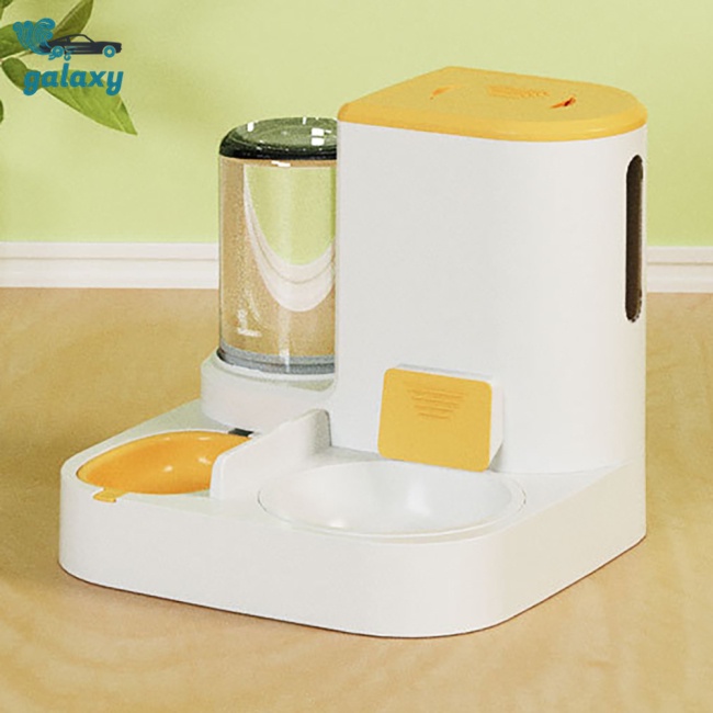Galaxy Bát Uống Nước Tự Động Bằng Sứ Và Thép Không Gỉ Cho Thú Cưng