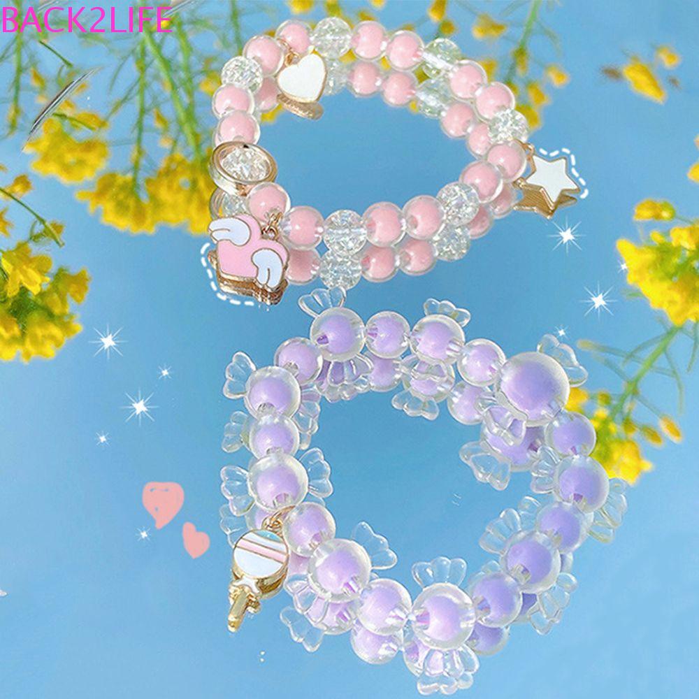 BACK2LIFE Vòng Đeo Tay Chống Muỗi Họa Tiết Hoạt Hình Phong Cách Hàn Quốc Cho Nữ