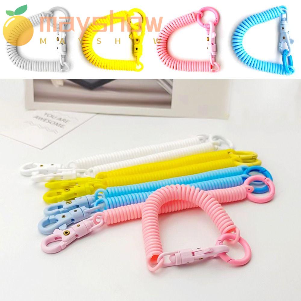 MAYSHOW Set 3 Dây Lò Xo Gắn Điện Thoại Co Giãn Chống Thất Lạc