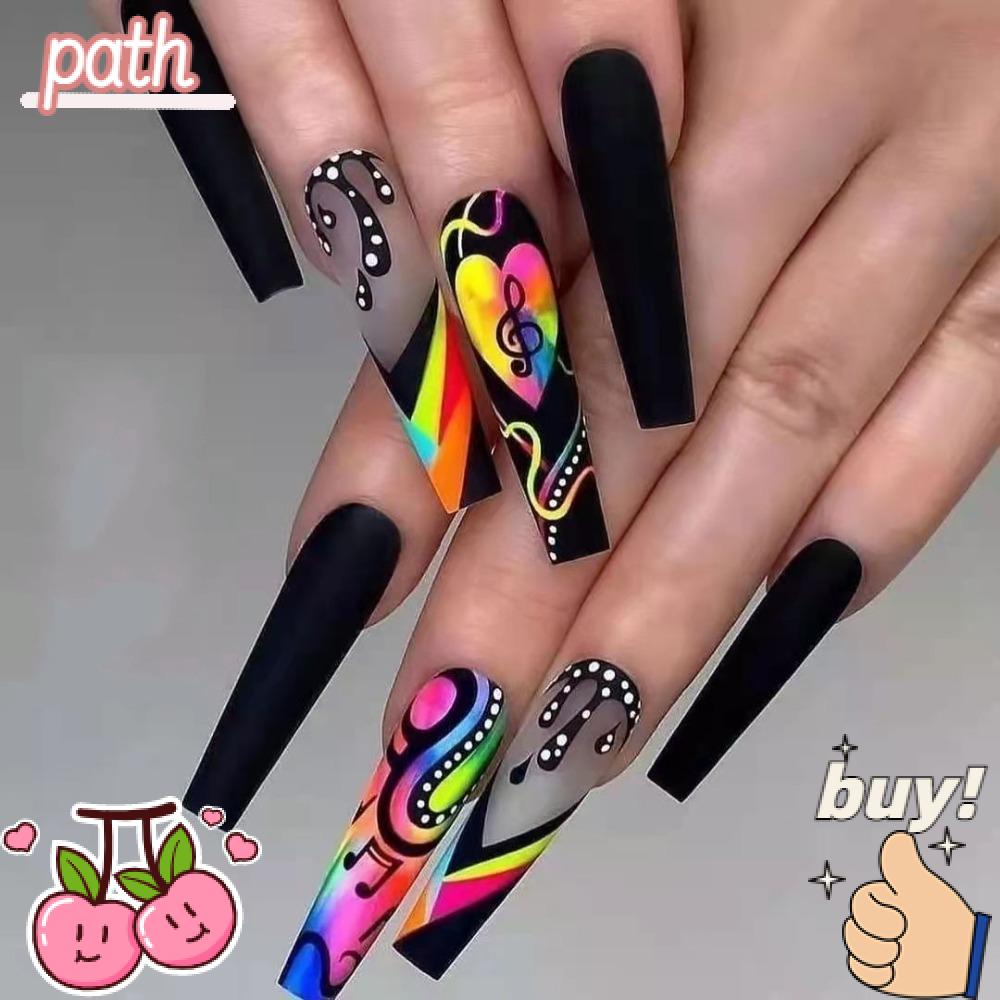 Móng Tay Giả Múa Ba Lê Dạng Nhấn DIY Có Thể Tháo Rời Cho Nữ