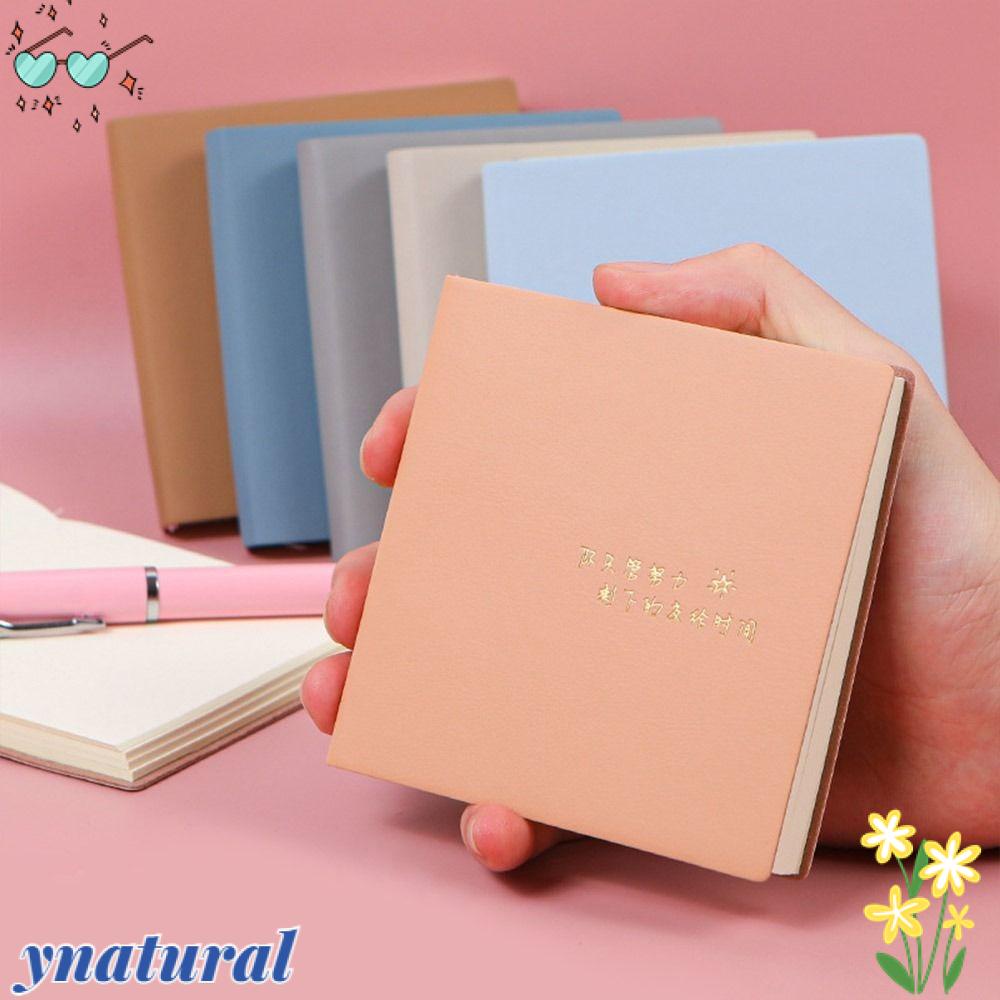 YNATURAL Sổ Tay 96 Tờ Hình Vuông Mini Đơn Giản Dành Cho Học Sinh
