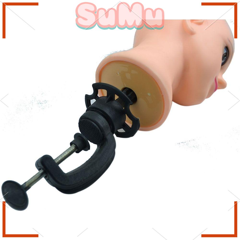 SUMU Đầu Ma Nơ Canh Màu Đen Dùng Để Kẹp Tóc Giả