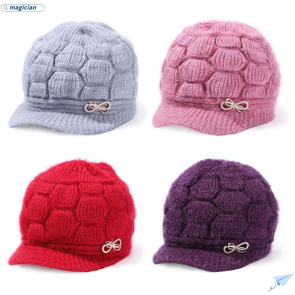 MAG Mũ Len Dệt Kim Màu Sắc Xinh Xắn Cho Nữ