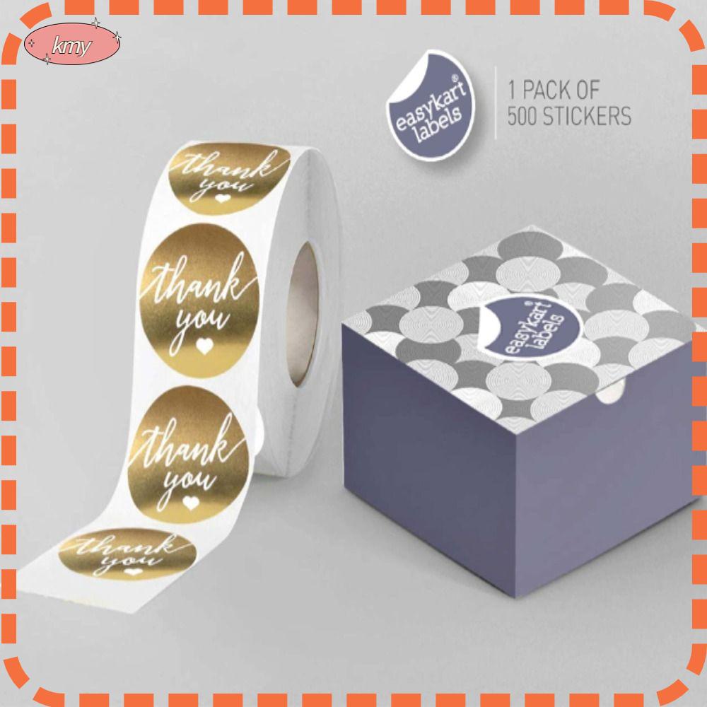 Set 500 Miếng Dán Tự Dính Hình Tròn 1.5 Inch Trang Trí Sinh Nhật / Đám Cưới
