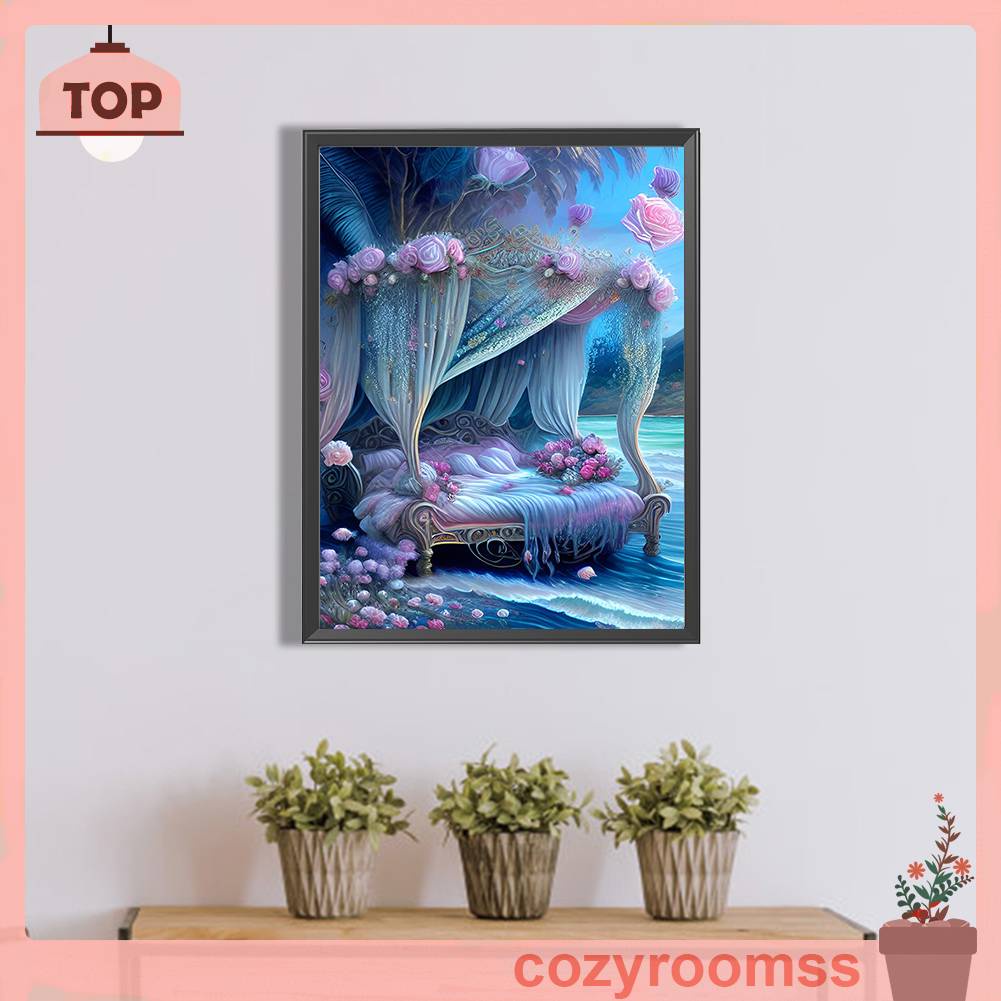 Tranh Đính Đá Kim Cương Toàn Bộ 5D DIY Hình Vẽ Công Chúa