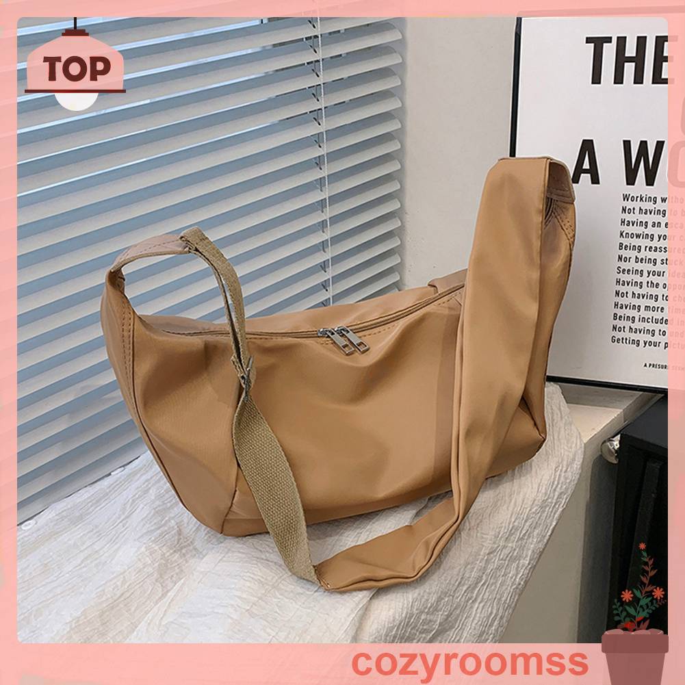 Túi Đeo Chéo Sợi Nylon Sức Chứa Lớn Thời Trang Cho Nữ