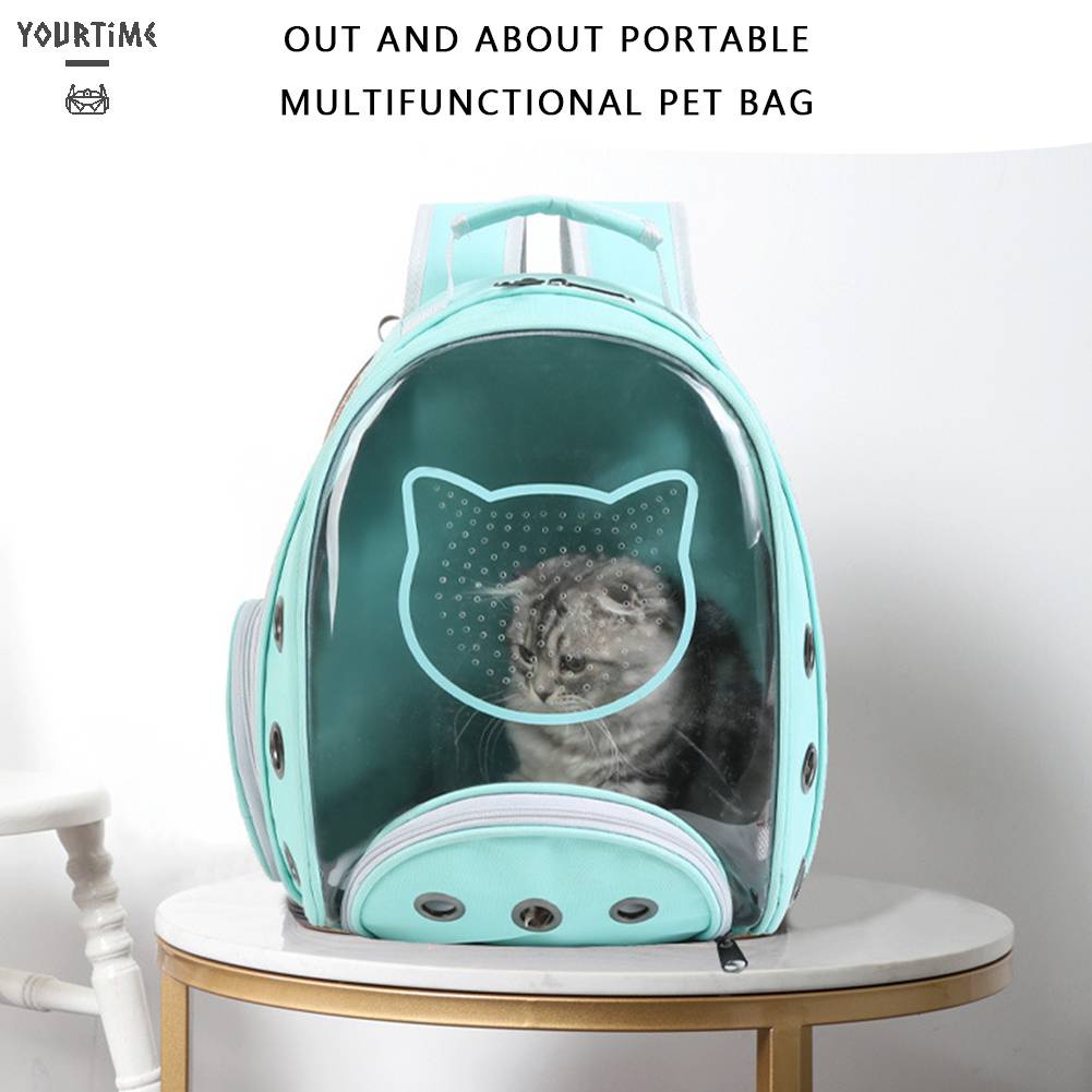 Ba Lô Đựng Mèo Thoáng Khí Thiết Kế Mở Phía Trước Sử Dụng Ngoài Trời