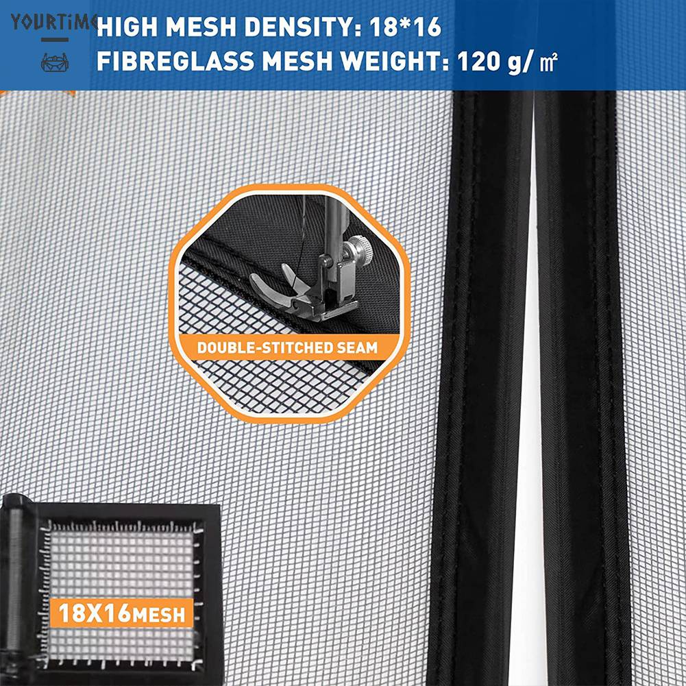 Màn Lưới Nam Châm Gắn Cửa Chống Muỗi / Côn Trùng Tiện Dụng Cho Mùa Hè