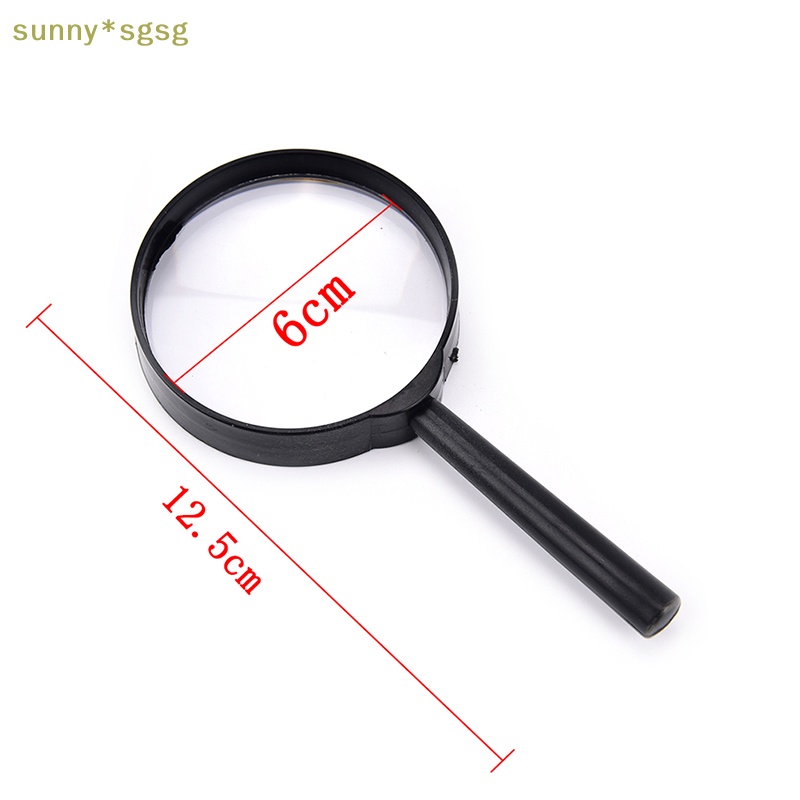 Sunny * SGSG 1 chiếc kính lúp 60mm cầm tay 5x Kính lúp cầm tay tầm nhìn thấp đọc sách mới