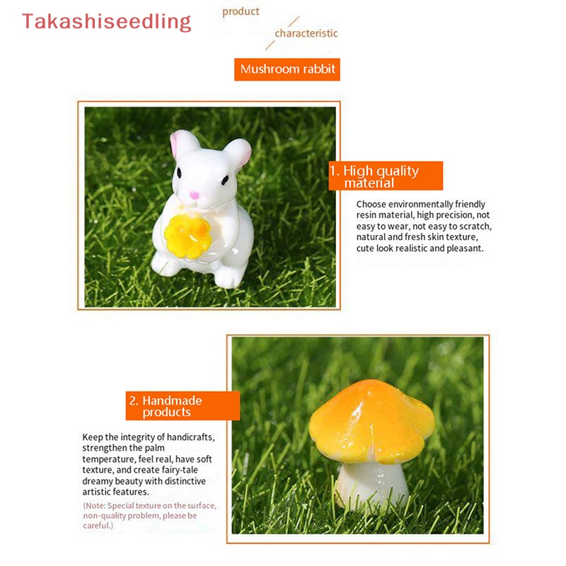 1 Mô Hình Thỏ Trang Trí Tiểu Cảnh