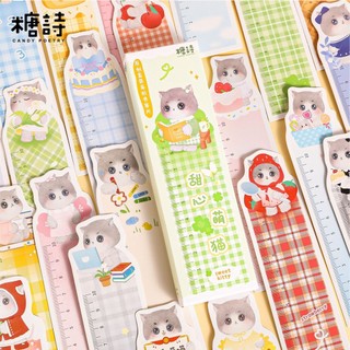 Set 30 bookmark hình con mèo dễ thương cho bé