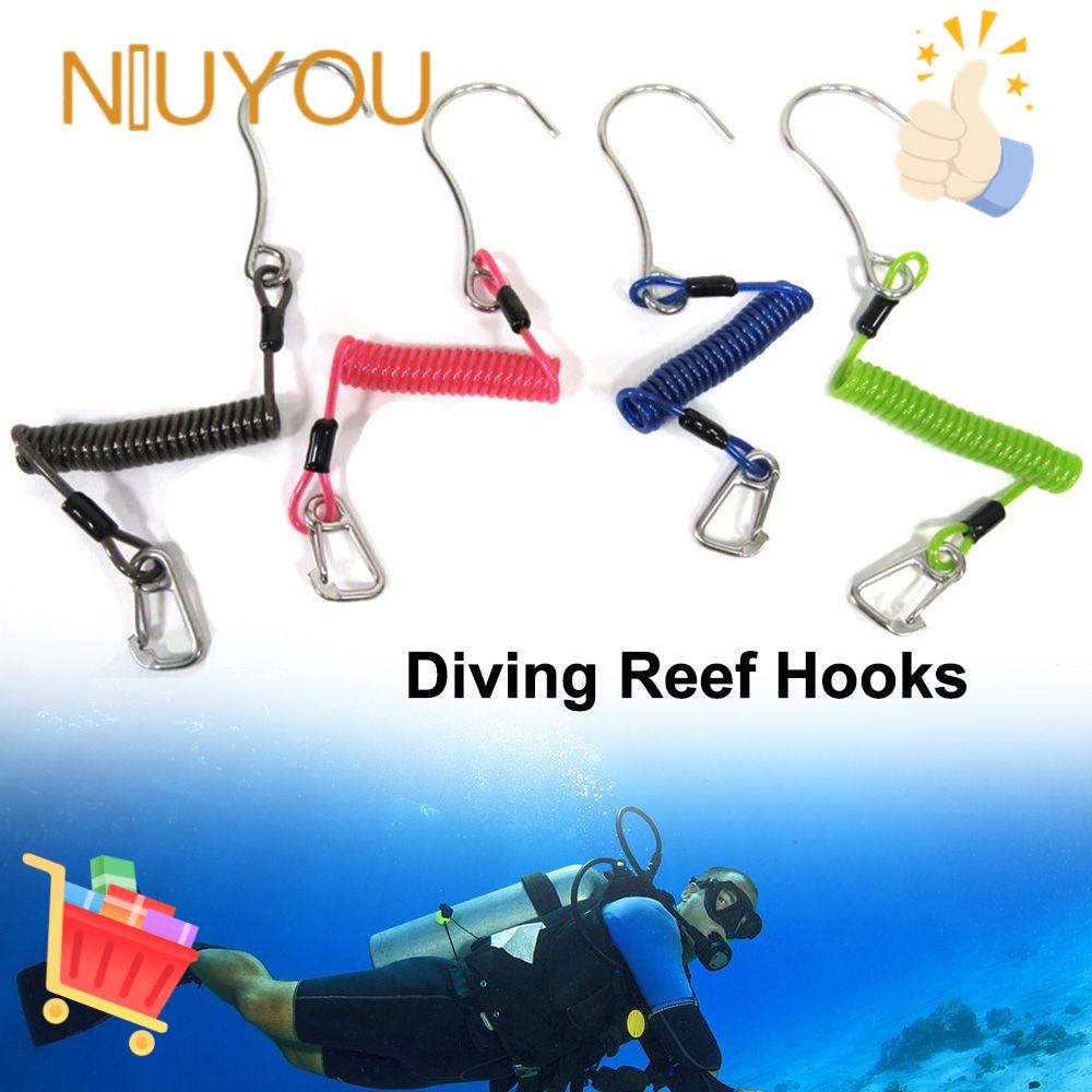 NIUYOU Dây Lò Xo Xoắn Ốc Chống Thất Lạc Chuyên Dụng Cho Thợ Lặn