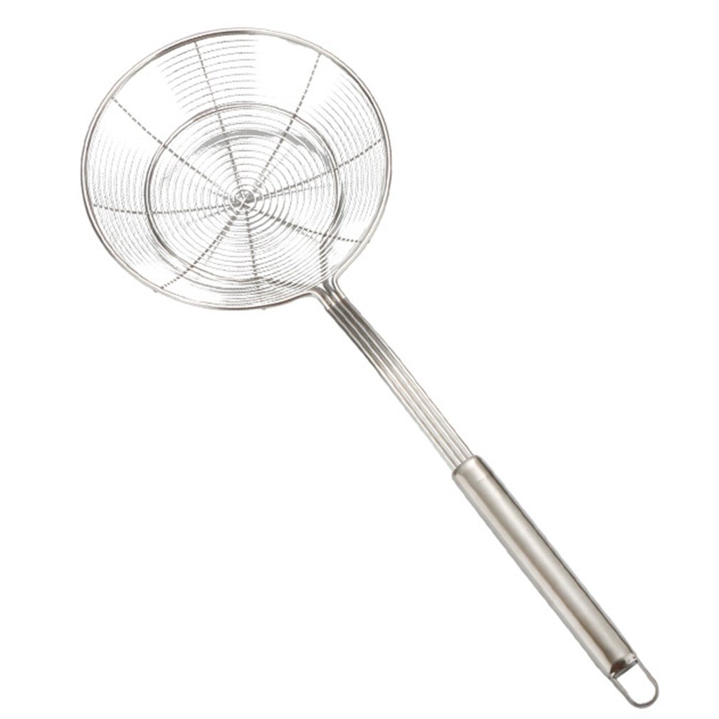 =Christmas=Fine Mesh Strainer Flour Sifter Sieve Colander Stainless Steel Oil Strainer