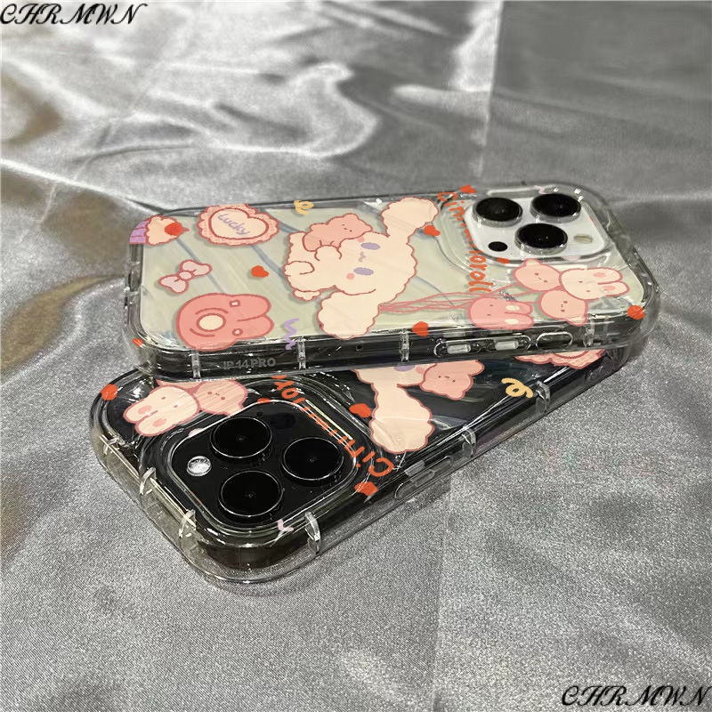 Ốp Điện Thoại Mềm Trong Suốt Hình Cún Cinnamon Cho iPhone14promax / 8 11Plus 1312 7 / xr
