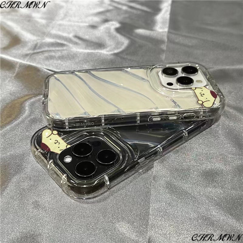 Ốp Điện Thoại Mềm Trong Suốt Họa Tiết Bánh Pudding Dễ Thương Cho Iphone 14Promax 1312 / 11 7 / 8plus xr