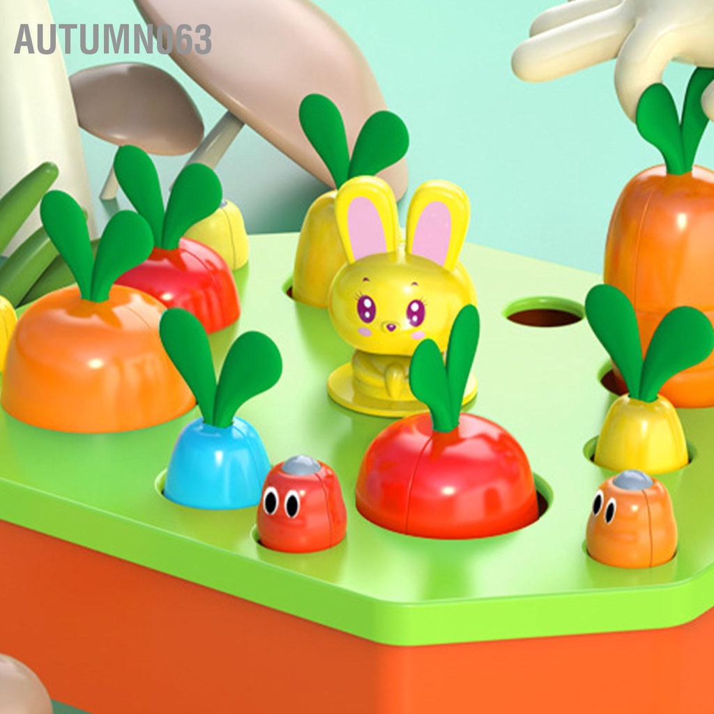 Autumn063 Đồ Chơi Thu Hoạch Cà Rốt Rau Trí Nhớ Trò Hình Dạng Phân Loại Màu Sắc Phát Triển Kỹ Năng Vận Động Tinh Cho Trẻ 4 5 6 Tuổi