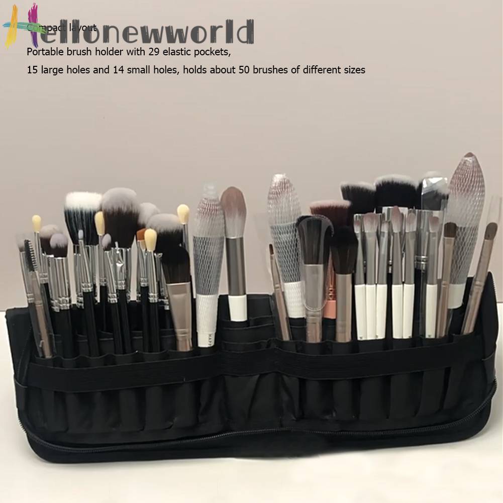 Hộp Đựng Cọ Trang Điểm Chống Thấm Nước Dễ Dàng Vệ Sinh Gấp Gọn Thích Hợp Làm